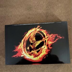 Black and Orange Mockingjay Desk Art